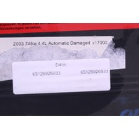 2003-2005 BMW E65 745i 760i 6 Disc CD Changer 6926933 OEM