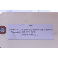 2006 BMW 325i 330i Radio Navigation CD DVD GPS Player Unit CCC 6974917 OEM