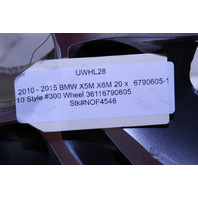 2010 2011 2012 2013 BMW X5M X6M Wheel 20 x 10 Style OEM