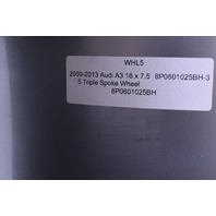 2009 2010 2011 2012 2013 Audi A3 Wheel 18 x 7.5 Rim OEM