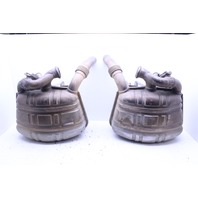 2002-2004 Porsche 911 996 Eisenmann Valved Sport Exhaust Mufflers Pair OEM