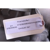 2002-2004 Porsche 911 996 Eisenmann Valved Sport Exhaust Mufflers Pair OEM