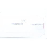 1999-2004 Porsche 911 996 Carrera 4 Center Wheel Cap OEM