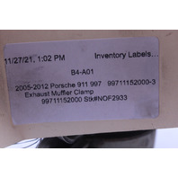 2005 2006 2007 2008 Porsche 911 997 Exhaust Muffler Clamp - 99711152000 OEM