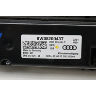2017-2019 Audi A4 Climate Temperature Control Panel OEM
