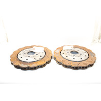 2014 2015 2017 Audi R8 Brake Rotor Disc Rear Pair OEM