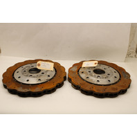 2014 2015 2017 Audi R8 Brake Rotor Disc Rear Pair OEM