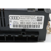 2006 2007 2008 Audi A4 Climate Temperature Control Panel OEM