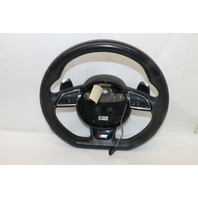 2015 2016 2017 Audi A5 Steering Wheel Flat Bottom Paddle Shift S-Line OEM