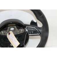 2015 2016 2017 Audi A5 Steering Wheel Flat Bottom Paddle Shift S-Line OEM