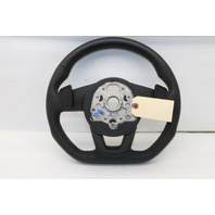 2020 Audi A4 B9 Steering Wheel Flat Bottom S-Line Damaged Leather OEM