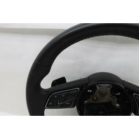 2020 Audi A4 B9 Steering Wheel Flat Bottom S-Line Damaged Leather OEM