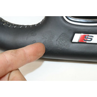 2020 Audi A4 B9 Steering Wheel Flat Bottom S-Line Damaged Leather OEM