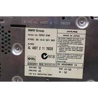 2003 BMW 325i 330i M3 AM FM Radio Business CD Player 6921963 OEM