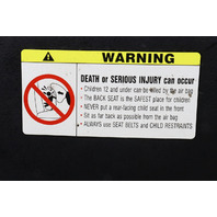 2000 2001 2002 2003 BMW M5 E39 Sun Visor Leather Left