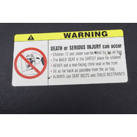 2000 2001 2002 2003 BMW M5 E39 Sun Visor Leather Left