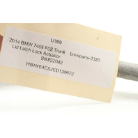 2014 BMW 740il Trunk Lid Latch Lock Actuator Motor OEM
