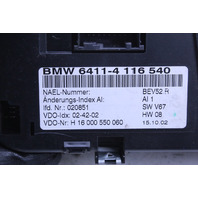 2005 BMW Z4 Climate Temperature Control Panel OEM