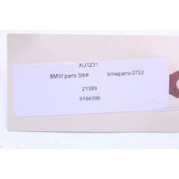 2012-2015 BMW X1 Ignition Switch Key Fob 66129194399 OEM