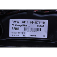 2013 BMW 750i Heater Blower Motor 9248171 OEM