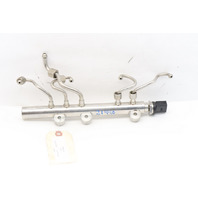 2013 BMW M6 F12 Fuel Injection 1-4 Cylinder Injector Rail 7599866 OEM