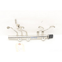 2013 BMW M6 F12 Fuel Injection 1-4 Cylinder Injector Rail 7599866 OEM