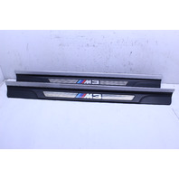 2001-2006 BMW M3 Door Sill Step Trim Plate Right Left Pair OEM