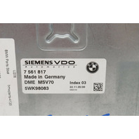 2006-2007 BMW 525i 530i E60 3.0 Engine Computer Module ECU ECM DME OEM