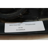 2012 2013 2014 2015 BMW 650i F12 Door Mirror Right Side View Missing Glass