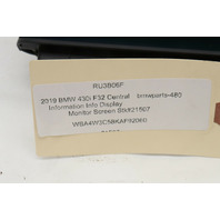 2019 BMW 430i Central Information Info Display Monitor Screen OEM