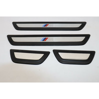 2011-2014 BMW X3 Door Sill Step Trim Plate M-Sport Front Rear Set - 51478060406 OEM