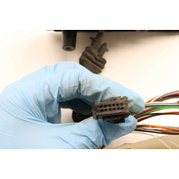 1999 2000 2001 BMW 740i E38 Door Mirror Left Side View Bad Glass