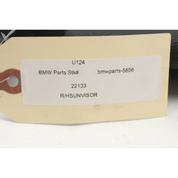 2011-2017 BMW X3 X4 Right Sun Visor Black 51168062218 OEM