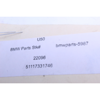 2016 BMW 528i Front Bumper Tow Hook Cover Cap OEM