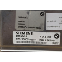 2003 BMW 325i Engine Computer Module ECU ECM DME 7529516 OEM