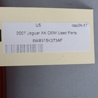 2007-2009 Jaguar XK Left Tail Light Lid Mounted 6W8315K273AF OEM Used