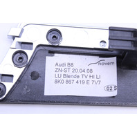 2009-2014 Audi A4 S4 Carbon Fiber Dash Door Panel Console Trim Set