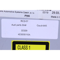 2007 2008 Audi A6 Audi A6 Cd Player 6 Disc Changer - 4E0035110A OEM
