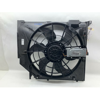 2001-2005 BMW 330i Radiator Cooling Fan With Shroud Puller 17117561757 OEM