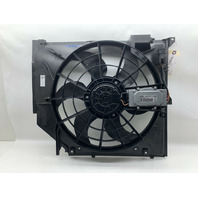 2001-2005 BMW 330i Radiator Cooling Fan With Shroud Puller 17117561757 OEM