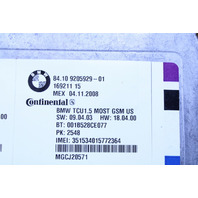 BMW 328i 128i 550i 650i 750i X5 Bluetooth Telematics Module 84109205929 OEM