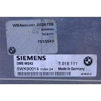 2001 BMW 330i M54 Engine Computer Module ECU ECM DME - 12147515543 OEM