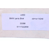 2011 2012 2013 BMW X5 Front Bumper Grille Right - 51117222858 OEM