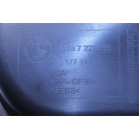 2009 2010 2011 2012 BMW X5 N63 Auxiliary Radiator Air Duct Left - 51747222869 OEM