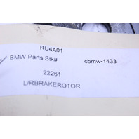 2008 2009 2010 2011 2012 2013 BMW M3 Brake Rotor Rear Left Driver OEM