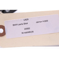 1996-2002 BMW Z3 E36 Right Door Mirror Side View 51168397042 OEM