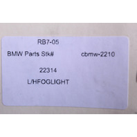 2001 2002 2003 BMW 323ci 325ci 328ci 330ci Fog Light Lamp Left OEM