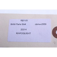 2001 2002 2003 BMW 323ci 325ci 328ci 330ci Fog Light Lamp Right OEM