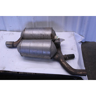 1999 2000 2001 2002 2003 BMW 540i E39 Wagon Rear Exhaust Muffler OEM