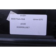 2012 2013 2014 BMW X1 "M" Front Door Sill Pair Right Left - 51477318567 OEM